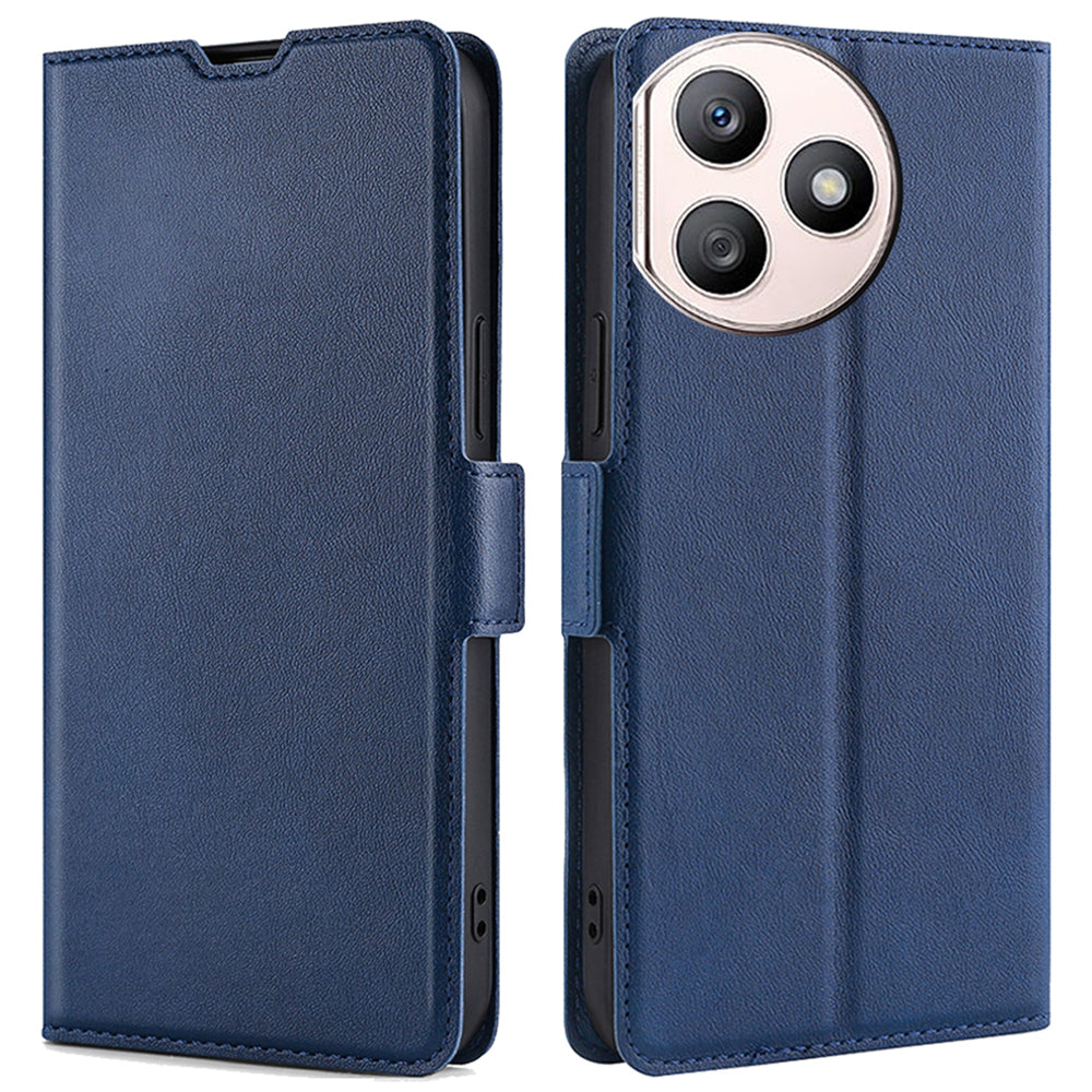 For Honor X50i+ 5G Phone Cover Magnetic PU Leather Folio Phone Case with Card Slots - Blue For Honor X50i+ 5G Phone Cover Magnetic PU Leather Folio Phone Case with Card Slots - Blue